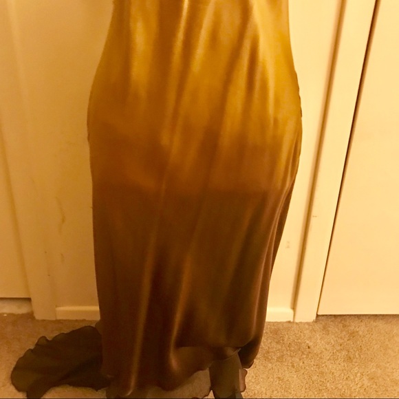 Cache silk ombré cocktail dress - Picture 4 of 8